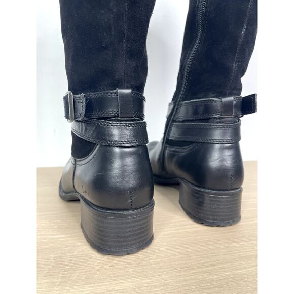BOC Women's Tall Black RIDING BOOTS Side Zip WOMENS 7 - Picture 7 of 8